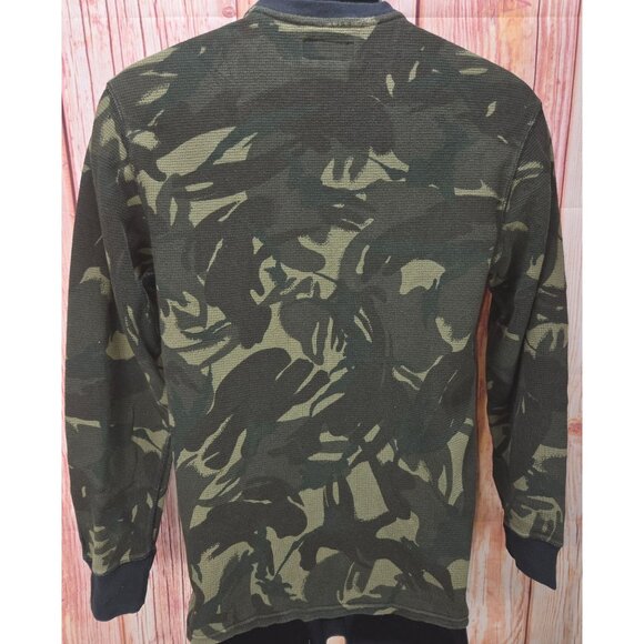 Polo Ralph Lauren Thermal Long Sleeve Waffle Camo Shirt Small - Picture 2 of 7